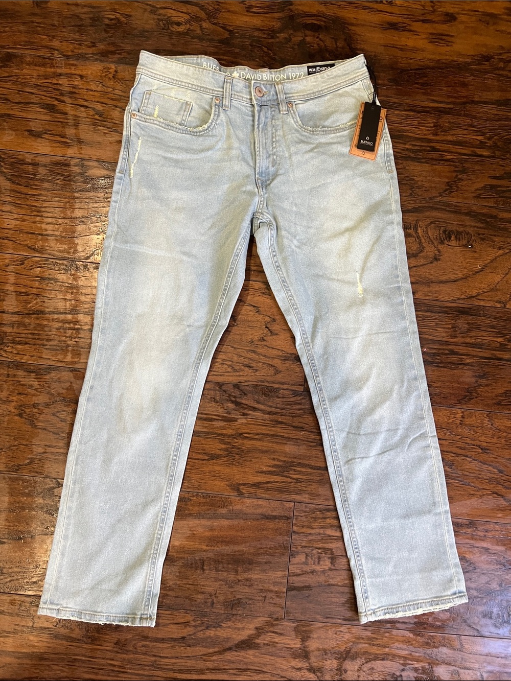 Buffalo David Bitton Evan X Slim Straight Stretch jeans size 34/30 New With Tags